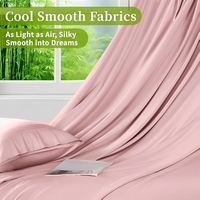 Cloudland Draps de lit en bambou OEM Service de logo personnalisé Production de masse Prêt Poche profonde 22 pouces Anti boulochage Expédition rapide