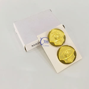 YUEMAI colletto alla moda in ottone personalizzato 3D oro fibbia a farfalla in Arabia Saudita spilla distintivo - Product Image 1