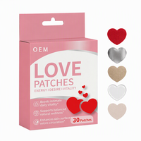 Patch corporel botanique personnalisé avec logo OEM/ODM, étiquette privée, 30 patchs en gros