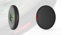 Module LCD TFT circulaire de 2,1 pouces, écran incurvé 3D, appareil portable intelligent - Ornement de cordon de cou avec fonction de compagnon IA