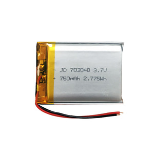 מותאם אישית 703040 750mah 1000mah <span class=keywords><strong>3.7v</strong></span> ליתיום פולימר סוללה ליתיום יון נטענת תאי סוללות Lipo סוללות - Product Image 4
