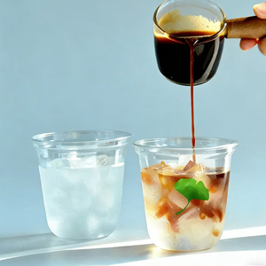 Gelas PET Sekali Pakai Bentuk U <span class=keywords><strong>DOMI</strong></span> Brand 89-300ml Dinding Tunggal Cetak Logo Kustom Laris untuk Layanan Minuman - Product Image 2