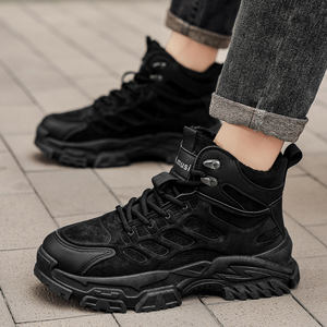 남성용 따뜻한 방수 겨울 신발, 겨울 부츠, 일상적인 강아지 산책 및 야외 하이킹에 적합 - Product Image 5