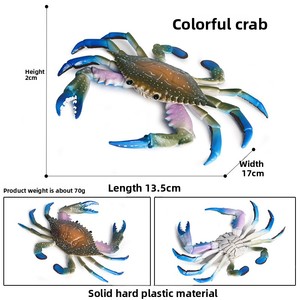 Usine en gros pas cher PVC solide Animal marin Simulation modèle aquarium aménagement paysager jouets d'illumination pour enfants - Product Image 5