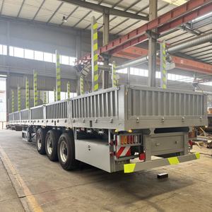 <span class=keywords><strong>Semirremolque</strong></span> de carga de cerca de estaca de tres ejes de acero para un compañero de transporte eficiente de camiones para conductores - Product Image 3