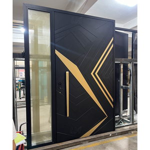 High-End Aluminum Thermally Broken Pivot Front Entry <strong>Door</strong> for Modern Exterior Waterproof <strong>Best</strong> Pivot <strong>Door</strong> for Residential Villa - Product Image 4