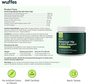 Tabletas Masticables para Articulaciones de Perros y Gatos, Glucosamina MSM, Soporte para Articulaciones de Cadera, Soporte Inmunológico, Reduce <span class=keywords><strong>el</strong></span> Dolor y la Inflamación, Mejora la Movilidad Rápidamente - Product Image 3