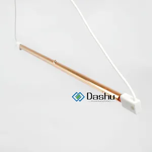 DaShu Far Infrared Heating Element Quartz Glass Infrared Heater Lamp Tube For Drying Oven Tunnels
