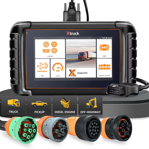 Escáner de camiones de servicio pesado HD19 con pantalla de 7 pulgadas, herramienta de diagnóstico de sistema completo para camiones y vehículos comerciales, lector de códigos. - Product Image 1