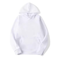 Hoodie Custom Logo, Sweatshirt Rajut Polos Bahan Polyester/Katun Anti Angin, Sublimasi, Pakaian Pria