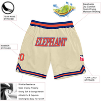 Short de Basket-ball Homme à Marque Blanche Rétro en Maille Personnalisé Long Vente en Gros Vierge Athlétique Brodé Vintage en Côtelé
