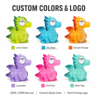 Jouet anti-stress Dinosaure à presser en PVC souple avec yeux qui sortent, jouet sensoriel amusant et mignon en forme de dragon pour enfants, cadeau de fête ou de bureau