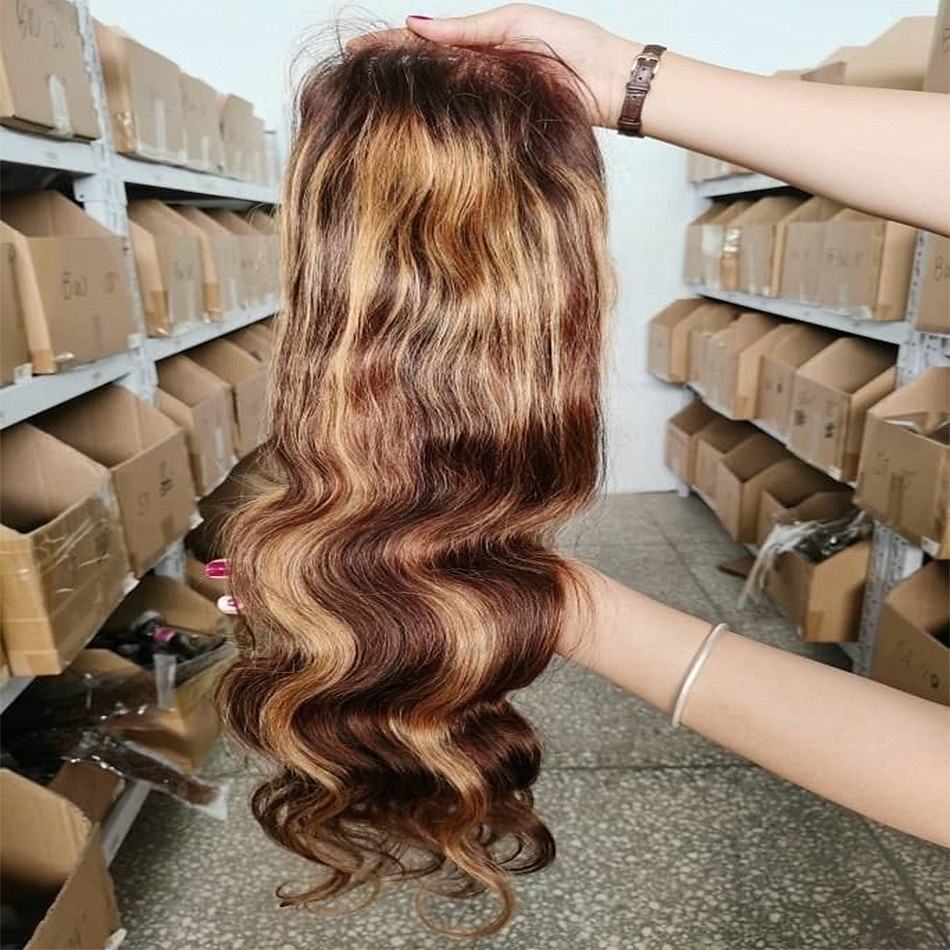 Corps en dentelle transparente 13x4