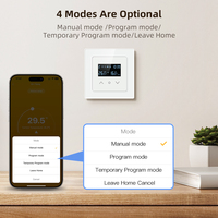 Avatto-termostato de calefacción de agua para casa inteligente, termostato Wlan de 95-220v, Wifi, pantalla táctil Lcd, Tuya, fusbodenheiz
