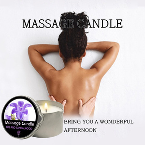 <span class=keywords><strong>ส</strong></span>ินค้าใหม่ปี 2026 <span class=keywords><strong>ราคา</strong></span>ขายส่ง เทียนน้ำมันหอมระเหยไอริสและไม้จันทน์ เทียนน้ำมันนวดตัว บรรจุในกระป๋องโลหะ - Product Image 4