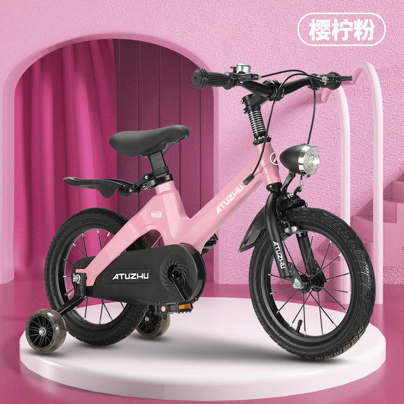 แร็คดิสก์เบรกหน้าและหลังแบบล้อในตัวสีชมพู