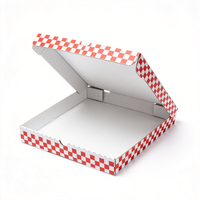 Boîte à pizza personnalisée de style rétro traditionnel, imperméable, résistante à la graisse, recyclable, en carton ondulé, livraison en 72h, emballage à emporter