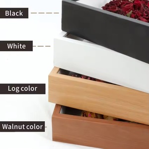 Bán buôn tùy chỉnh kích thước khung ảnh 4x6 6x8 8x10 A4 sáng tạo DIY Hoa Khô 3D gỗ bóng hộp khung - Product Image 5