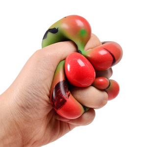 ลูกบอลบีบคลายเครียดรูปแตงโม CHENXI รุ่นลิมิเต็ดอิดิชั่นสำหรับฤดูร้อน ของเล่นบีบช้าคืนรูป วัสดุ TPR บีบเล่นคลายเครียด - Product Image 6