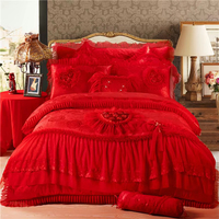 Parure de lit en coton 100% pour hôtel et mariage, taie d'oreiller et housse de couette à motif végétal coréen, tissage satiné, taille king, très vendue