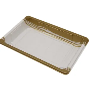 disposable good quality nice price publix delivery to go sushi tray and lid platter for party