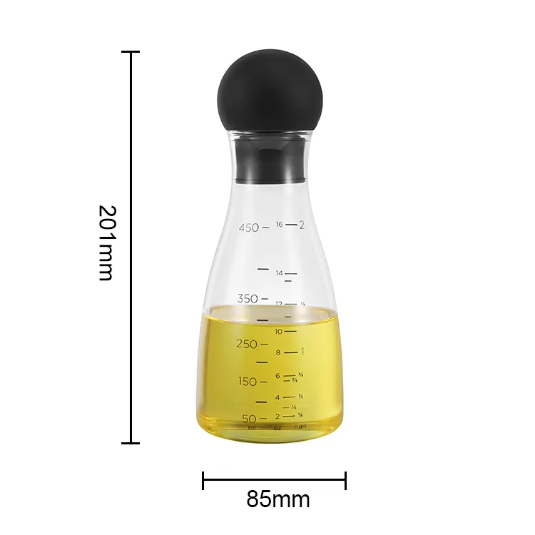 1000ミリリットル美容ボディビッグBPA Free Salad Dressing Jars酢Shaker Olive Oil DispenserとBorosilicate Bottle