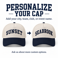 Casquette de baseball 5 panneaux en coton 100% brodée avec logo de mariage personnalisé, visière incurvée, pour couple marié, fête nuptiale, avec boucle, ODM OEM