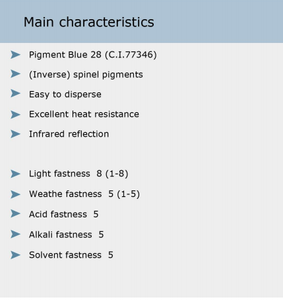 플라스틱을 위한 강한 숨기는 분말 안료 파랑 28 코발트 파랑 - Product Image 5