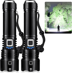 Linterna LED de Aluminio Recargable por USB con Electrochoque, 20000 Lúmenes, IP66, Precio Sorpresa al por Mayor, China - Product Image 1