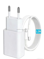 Chargeur Type C 25W le plus vendu, adaptateur de charge super rapide avec câble USB C de 1,5 m pour Samsung pour iPhone