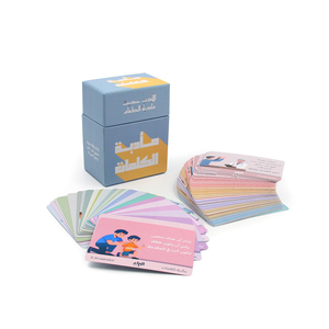 Fábrica personalizada OEM niños alfabeto letra juegos tarjeta aprendizaje impresión tarjetas Flash personalizado beber juego de cartas - Product Image 6