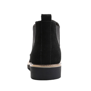 <span class=keywords><strong>2022</strong></span> botas Chukka de tobillo alto para hombres Material de cuero genuino botas <span class=keywords><strong>Chelsea</strong></span> para hombres zapatos de vestir de cuero - Product Image 6