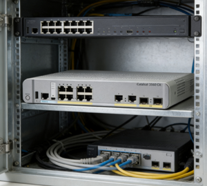 WS-C2960CX-8TC-L สวิตช์อีเธอร์เน็ตกิกะบิตแบบจัดการได้ 8 พอร์ต, 2x1G คอปเปอร์ + 2x1G SFP อัปลิงค์, ไร้พัดลม, ดีไซน์กะทัดรัด, แลนเบส - Product Image 3