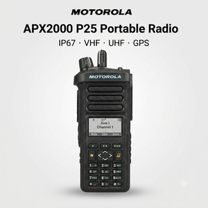 วิทยุสื่อสารแบบสองทาง APX2000 P25 VHF GPS AES-256 IP67 วิทยุพกพา คีย์บอร์ดเต็มรูปแบบ ระยะไกล 10 กม. วอล์คกี้ทอล์คกี้ - Product Image 6