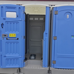 Toilettes chimiques portables pour chantier avec réservoir de récupération des déchets, contrôle des odeurs et serrure de sécurité - Product Image 3