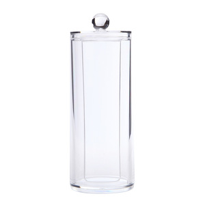 Wanmei Transparent Plastic Cotton Pad Storage <b>Box</b> U-Shaped Opening Cosmetic Organizer Makeup <b>Remover</b> Pads Container - Product Image 5
