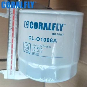 ไส้กรองน้ำมันเครื่องดีเซลประสิทธิภาพสูงรุ่นใหม่ CORALFLY ได้รับการรับรองมาตรฐาน ISO/TS 16949 รุ่น JX1008A LF16118 P959219 B7370 SO115 - Product Image 4