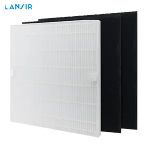 Lansir Activated Charcoal Filter And HEPA Filter Set For Coways Air Purifier AP-0512NH