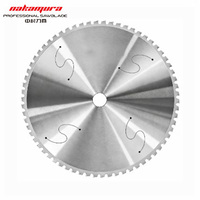 Hoja de sierra circular de 355 mm con punta de cermet TCT de carburo para corte en frío de metal, sin rebabas ni chispas, para tuberías de acero y hierro