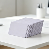 Tarjeta de Membresía Inteligente RFID de PVC Blanca Personalizable, Doble Frecuencia 13.56MHz/125kHz, Impermeable, para Negocios, Hoteles, con Impresión de Código QR