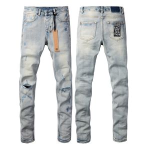 Pantalones Vaqueros de Lujo Estilo Hip Hop para Hombre, Pantalones de Mezclilla Apilados Y2K, Desgastados, de Alta Calidad, Marca de Diseñador Ksubises - Product Image 3