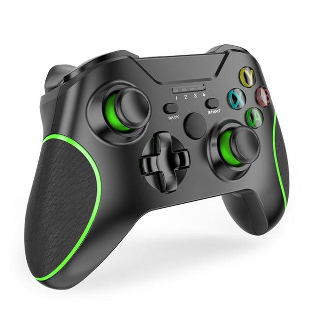 Customized 2.4Ghz Wireless Gamepad Joystick with Six-axis Gyroscope and Double Shock for X-box One Steam PC Game Player