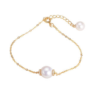 Zhuji Fashion Jewelry 9mm White <b>Freshwater</b> <b>Pearl</b> Bracelet S925 Silver Micro Flaws True <b>Pearl</b> <b>Necklaces</b> Micro Flaws Wholesale - Product Image 5