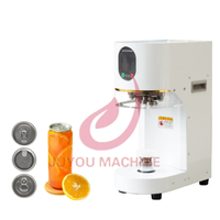 Machine de scellage automatique pour bouteilles en plastique PET, bocaux, canettes de bière, gobelets, boîtes de conserve, machine de scellage de conserve