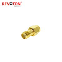 Adaptateur de convertisseur de connecteur femelle à RP-SMA coaxial RF vers connecteur femelle SMA Adaptateur SMA à polarité inversée en stock