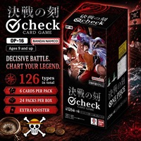 Boîte scellée originale non ouverte, 1 pièce, OPCG OP-16, série Decisive Battle, version japonaise, 24 paquets par boîte, collection de cartes d'anime
