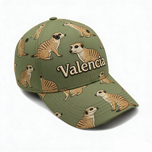 Wholesale Custom Logo Valencia Venezuela Tourist Souvenirs OEM Navy Embroidery Baseball Cap