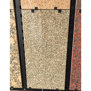 Dalles de granit poli naturel de qualité supérieure, finition antique dorée, découpées sur mesure, garantie 1 an pour usage extérieur, design graphique - Product Image 1