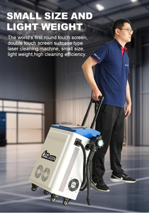 Macchina per Pulizia Laser Pulsata Raffreddata ad Aria JPT 300W 500W Tipo Carrello Portatile, Nuova Versione 2026, per Rimozione Ruggine, Graffiti e Vernice - Product Image 3