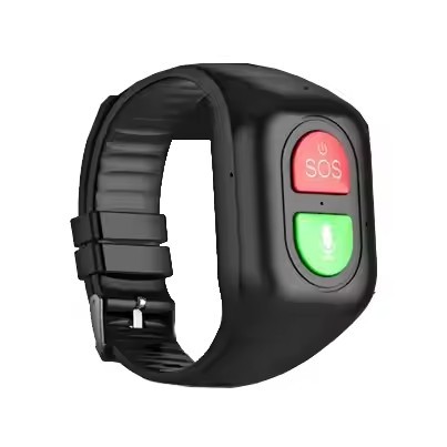 4G Elderly Smart Watch GPS Location Wristband Fall Detection SOS Button Two-way Communication 7-9 Days Standby Time for Elderly